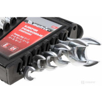 Набор рожковых ключей 6х17 мм, 6 шт., CrV, хромированные MATRIX 15231