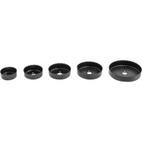 Набор кольцевых пил по дереву (64-127 мм; 5 шт.) MATRIX 704715