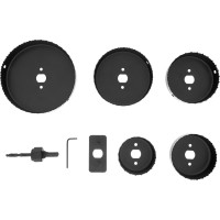 Набор кольцевых пил по дереву (64-127 мм; 5 шт.) MATRIX 704715