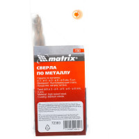 Набор сверл по металлу (3-8 мм; 5 шт.) MATRIX 72383