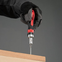 Реверсивная отвертка с набором бит и насадок торцевых MATRIX 1/4", 16шт. 11332