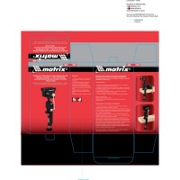 Многофункциональные настольные тиски MATRIX сменная насадка-хомут для дрели, шарнирный механизм, 70 мм 18508