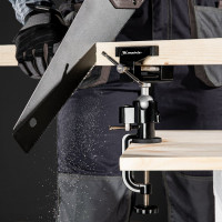 Многофункциональные настольные тиски MATRIX сменная насадка-хомут для дрели, шарнирный механизм, 70 мм 18508