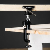 Многофункциональные настольные тиски MATRIX сменная насадка-хомут для дрели, шарнирный механизм, 70 мм 18508