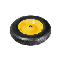 Пневматическое колесо PALISAD 4.80/4.00-8 D380мм, подш. внут. диам. 20мм, длина оси 90мм 68948