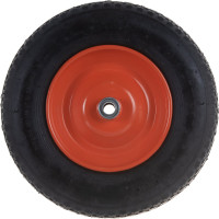 Пневматическое колесо PALISAD 4.80/4.00-8 D380мм, подш. внут. диам. 20мм, длина оси 90мм 68948