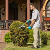 Кусторез 580 мм, волнистые лезвия, деревянные рукоятки PALISAD 608375