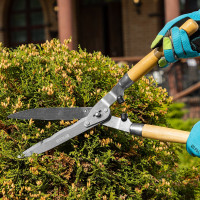 Кусторез 580 мм, волнистые лезвия, деревянные рукоятки PALISAD 608375