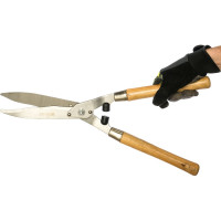 Кусторез 580 мм, волнистые лезвия, деревянные рукоятки PALISAD 608375