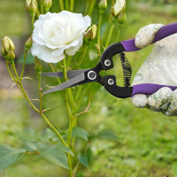 Цветочный секатор 180 мм, пружина спирал.типа, тефлон.покр, прямые режущие губки PALISAD 60554