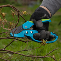 Секатор 200 мм, пружина возвратная, храп.мех, тефлон.покр, метал.обрез.ручки PALISAD 60560