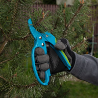 Секатор 200 мм, пружина возвратная, храп.мех, тефлон.покр, метал.обрез.ручки PALISAD 60560