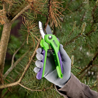 Секатор 210 мм, с наковаленкой, шестерен.привод, 2-компонентные ручки PALISAD 60531