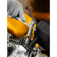 Набор торцевых ключей-трубок SPARTA 6 - 22 мм, вороток, оцинкованные, 9 шт 137525