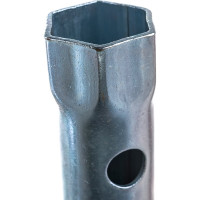 Набор торцевых ключей-трубок SPARTA 6 - 22 мм, вороток, оцинкованные, 9 шт 137525