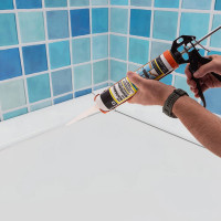 Пистолет для герметика SPARTA 310 мл, "полуоткрытый", круглый шток 8 мм, Heavy Duty 886325