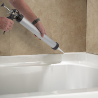 Пистолет для герметика SPARTA 750 мл, "закрытый", алюминиевый корпус, круглый шток 7 мм 886485