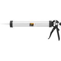 Пистолет для герметика SPARTA 750 мл, "закрытый", алюминиевый корпус, круглый шток 7 мм 886485