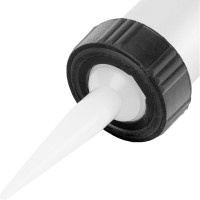 Пистолет для герметика SPARTA 750 мл, "закрытый", алюминиевый корпус, круглый шток 7 мм 886485