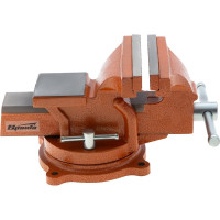 Слесарные поворотные тиски 125 мм с наковальней SPARTA 186255