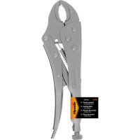 Ручной зажим SPARTA 250 мм, полукруглый захват 184305