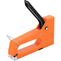 Мебельный пластиковый степлер SPARTA со скобами 100 шт., тип скобы 53, 4-8 мм 42001