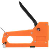 Мебельный пластиковый степлер SPARTA со скобами 100 шт., тип скобы 53, 4-8 мм 42001