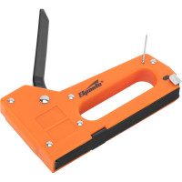 Мебельный пластиковый степлер SPARTA со скобами 100 шт., тип скобы 53, 4-8 мм 42001