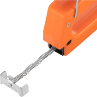 Мебельный пластиковый степлер SPARTA со скобами 100 шт., тип скобы 53, 4-8 мм 42001