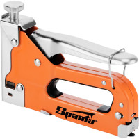 Мебельный регулируемый степлер  SPARTA со скобами 200 шт., тип скобы 53, 4-14 мм 42002