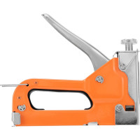 Мебельный регулируемый степлер  SPARTA со скобами 200 шт., тип скобы 53, 4-14 мм 42002