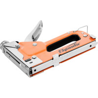 Мебельный регулируемый степлер  SPARTA со скобами 200 шт., тип скобы 53, 4-14 мм 42002