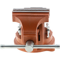 Слесарные поворотные тиски SPARTA 100 мм, с наковальней 186235