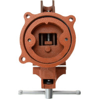 Слесарные поворотные тиски SPARTA 100 мм, с наковальней 186235