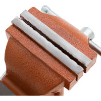 Слесарные поворотные тиски SPARTA 100 мм, с наковальней 186235