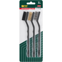 Набор корщеток FIT IT 3 шт, сталь/нейлон/латунь 38453