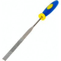 Алмазные надфили, мягкая ручка, 3х140х50мм, 5шт FIT HQ 42173