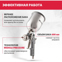 Пневматический краскораспылитель MATRIX 57314