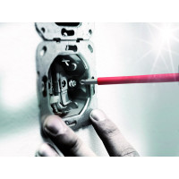 Набор диэлектрических отверток Wera, VDE, индикатор напряжения, подставка, 7 предметов, WE-006480