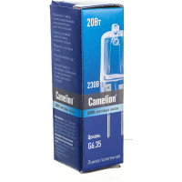 Галогенная лампа без рефлектора JD 20W g6,35 220V Camelion 6720