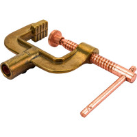 Зажим заземления C-образный (500 А; 70 кв.мм) Blue Weld 802536