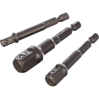 Адаптеры под головки с хвостовика под биты 3 шт., CrV FIT IT 57953