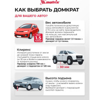 Гидравлический подкатной домкрат MATRIX MASTER 51028