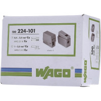 Клемма WAGO 224-101, 1x2,5 упаковка 100шт