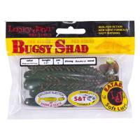 Съедобные виброхвосты Lucky John BUGSY SHAD, длина 100 мм, цвет 085, 5 шт. 140108-085