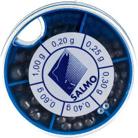 Набор грузил Salmo ДРОБИНКА PL 6 секций, стандартные 070г 1007-ST70