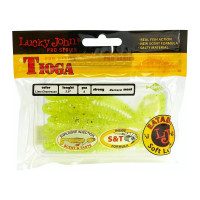 Съедобные виброхвосты Lucky John TIOGA, длина 100 мм, цвет 071, 5 шт. 140104-071
