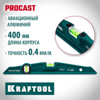Литой уровень KRAFTOOL Procast 400 мм 34717-040