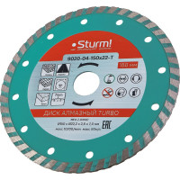 Диск алмазный Turbo по железобетону (150х22.2/20 мм) Sturm 9020-04-150x22-T