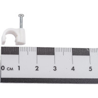 Пластиковая круглая скоба Volsten 7 мм 50 шт. V02-6W-1-07-050 9543